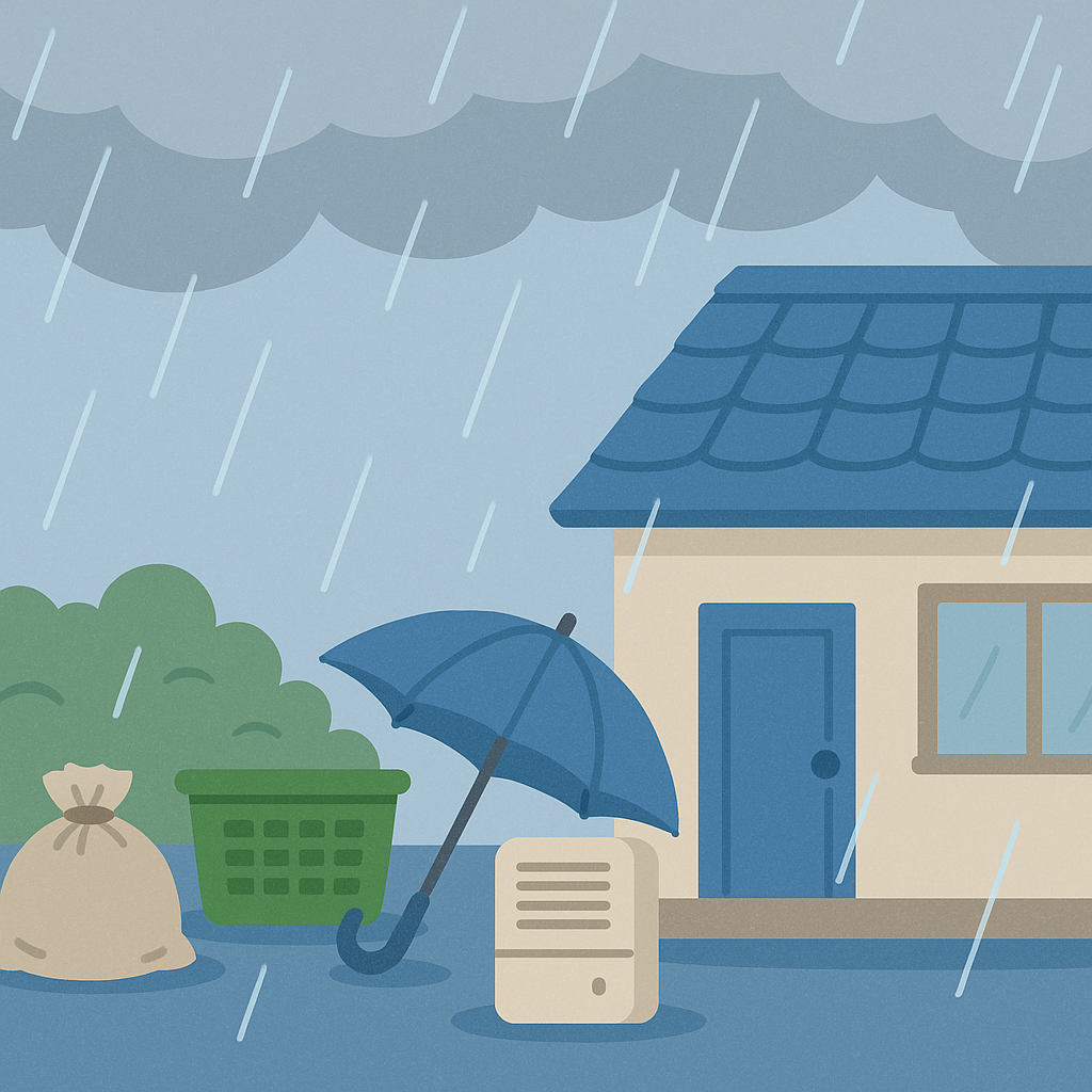 九州北部の梅雨・台風への備え方｜湿気・雨量に強い暮らしの知恵と防災対策まとめ